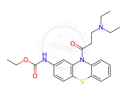 Chemical structure of Ethacizine