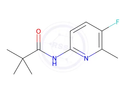 Chemical structure of N-(5-Fluoro-6-methylpyridin-2-yl)pivalamide