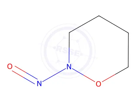 Chemical structure of N-NITROSOTETRAHYDRO-1,2-OXAZIN