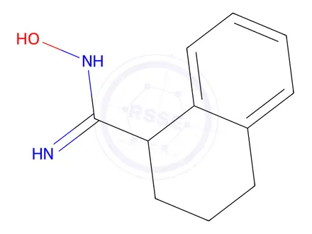 Chemical structure of N'-hydroxy-1,2,3,4-tetrahydronaphthalene-1-carboximidamide