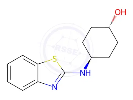 Chemical structure of 4-(Benzothiazol-2-ylamino)-cyclohexanol