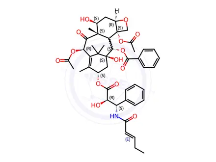 Chemical structure of Desmethyl Ethyldihydrocephalomannine