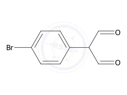Chemical structure of 2-(4-Bromophenyl)propanedial