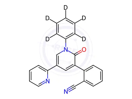Chemical structure of Perampanel D5 Impurity 1