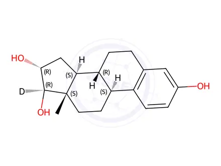 Chemical structure of Estriol-d1