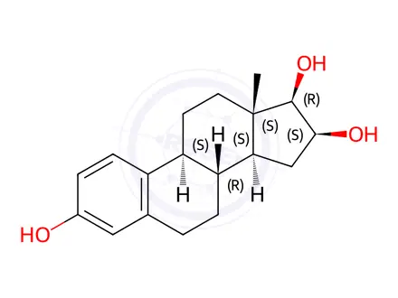 Chemical structure of 16-Epiestriol