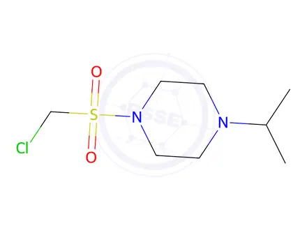 Chemical structure of 1-((Chloromethyl)sulfonyl)-4-isopropylpiperazine