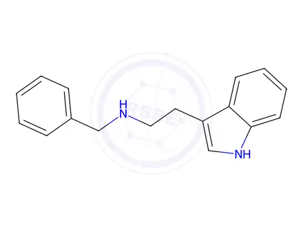 Chemical structure of n-benzyl-n-(2-(1h-indol-3-yl)ethyl)amine