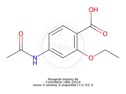 Chemical structure of Mosapride Impurity 66