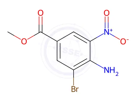 Chemical structure of Methyl 4-amino-3-bromo-5-nitrobenzoate
