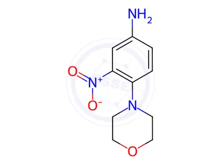 Chemical structure of 4-(Morpholin-4-yl)-3-nitroaniline