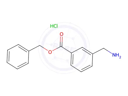 Chemical structure of benzyl 3-(aminomethyl)benzoate hydrochloride