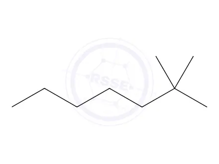 Chemical structure of 2,2-Dimethylheptane