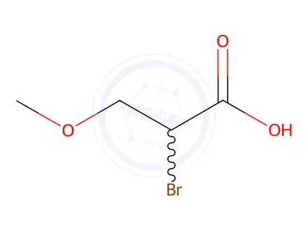 Chemical structure of 2-Bromo-3-methoxypropanoic acid