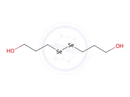Chemical structure of 3,3'-Diselanediylbis(propan-1-ol)