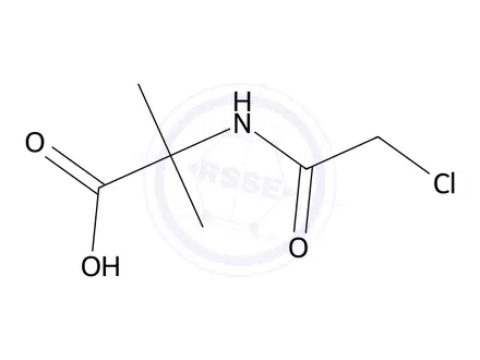 Chemical structure of 2-(2-Chloroacetamido)-2-methylpropanoic acid