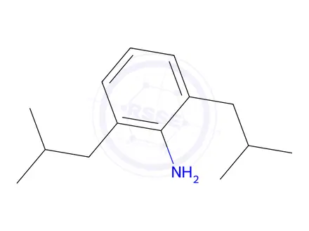 Chemical structure of 2,6-Diisobutylaniline