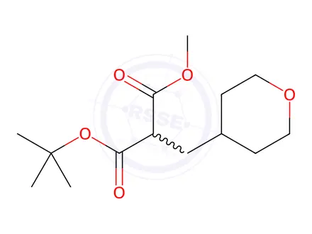 Chemical structure of Methyl 2-((tert-butoxycarbonyl)amino)-3-(tetrahydro-2H-pyran-4-yl)propanoate