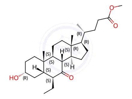 Chemical structure of Obeticholic Acid Impurity 96