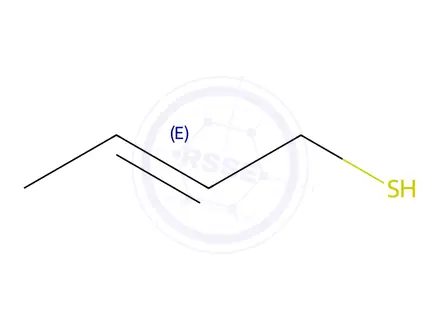 Chemical structure of Crotyl Mercaptan