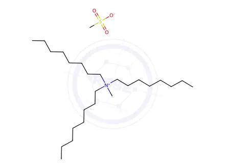 Chemical structure of METHYLTRIOCTYLAMMONIUM METHYLSULFONATE