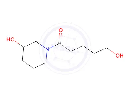Chemical structure of 5-Hydroxy-1-(3-hydroxypiperidin-1-yl)pentan-1-one