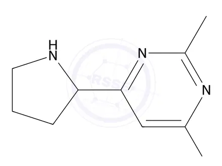 Chemical structure of 2-Methyl-6-(pyrrolidin-2-yl)pyrimidin-4-ol