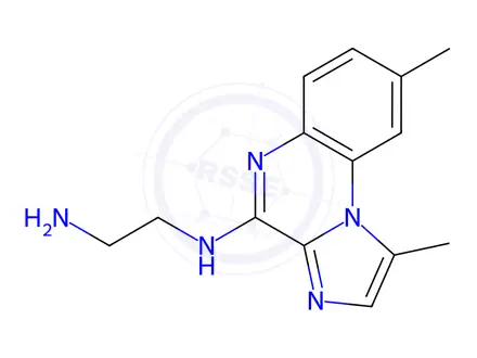 Chemical structure of BMS-345541