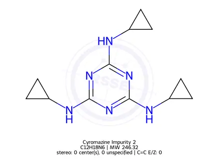Chemical structure of Cyromazine Impurity 5