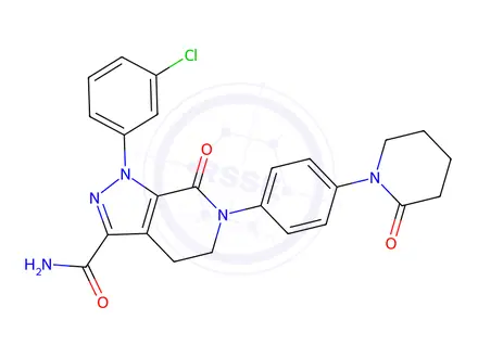Chemical structure of Apixaban Impurity 156