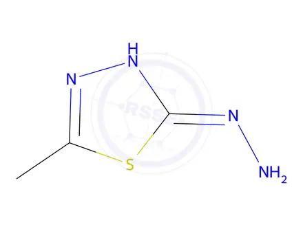 Chemical structure of 2-Hydrazono-5-methyl-2,3-dihydro-1,3,4-thiadiazole