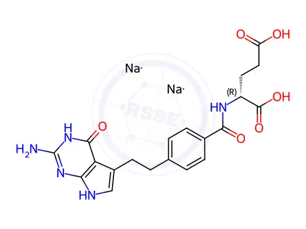 Chemical structure of D-Pemetrexed Disodium