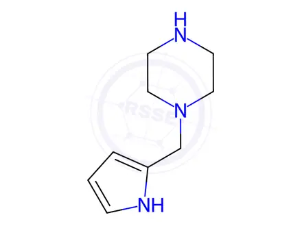 Chemical structure of 1-(1H-pyrrol-2-ylmethyl)piperazine