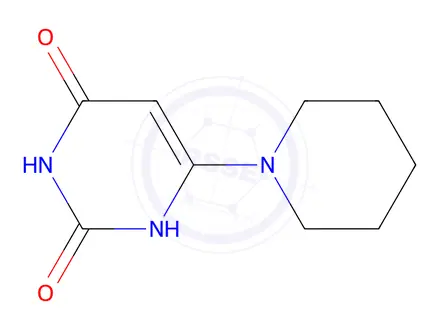 Chemical structure of 6-(piperidin-1-yl)pyrimidine-2,4(1h,3h)-dione