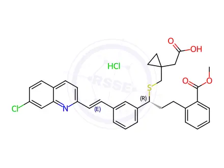 Chemical structure of Montelukast EP Impurity H