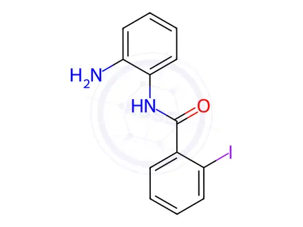 Chemical structure of N-(2-aminophenyl)-2-iodobenzamide