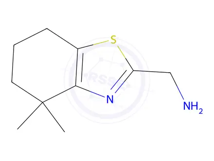 Chemical structure of (4,4-Dimethyl-4,5,6,7-tetrahydrobenzo[d]thiazol-2-yl)methanamine