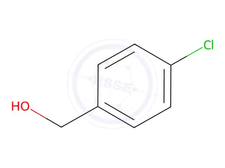 Chemical structure of 4-Chlorobenzyl Alcohol