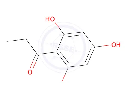 Chemical structure of 2',4',6'-Trihydroxypropiophenone