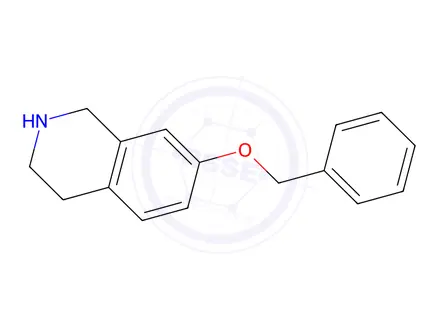 Chemical structure of 7-(Benzyloxy)-1,2,3,4-tetrahydroisoquinoline