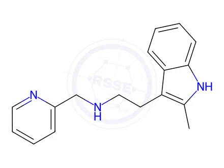 Chemical structure of [2-(2-methyl-1h-indol-3-yl)ethyl](pyridin-2-ylmethyl)amine dihydrochloride