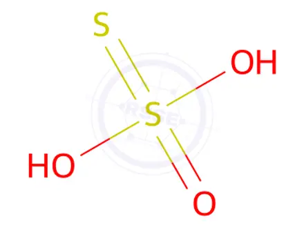 Chemical structure of Tetrahydrofurfurylsodiumthiosulfate