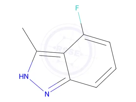 Chemical structure of 4-Fluoro-3-methyl-1H-indazole