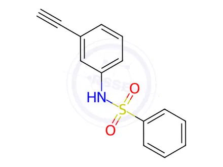 Chemical structure of N-(3-Ethynylphenyl)-benzenesulfonamide