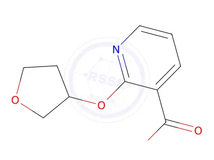 Chemical structure of 2-((tetrahydrofuran-3-yl)oxy)nicotinic acid