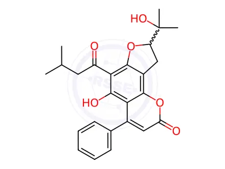 Chemical structure of Mammea A/AD cyclo D