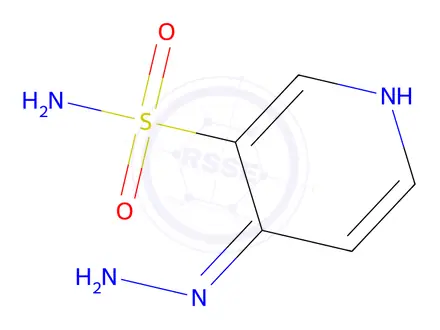 Chemical structure of 4-Hydrazinylpyridine-3-sulfonamide