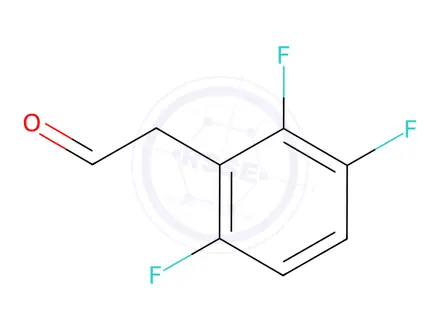 Chemical structure of 2-(2,3,6-trifluorophenyl)acetaldehyde