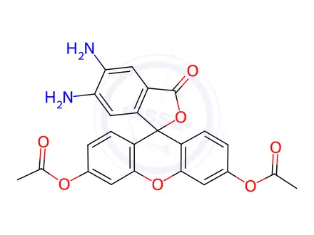 Chemical structure of DAF-2 DA