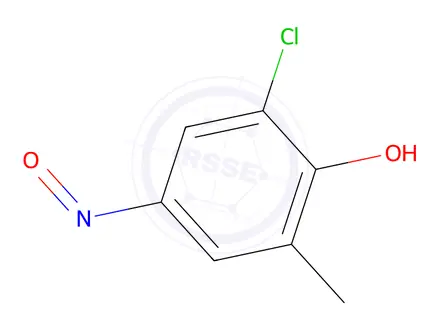 Chemical structure of 6-Chloro-4-nitroso-O-cresol
